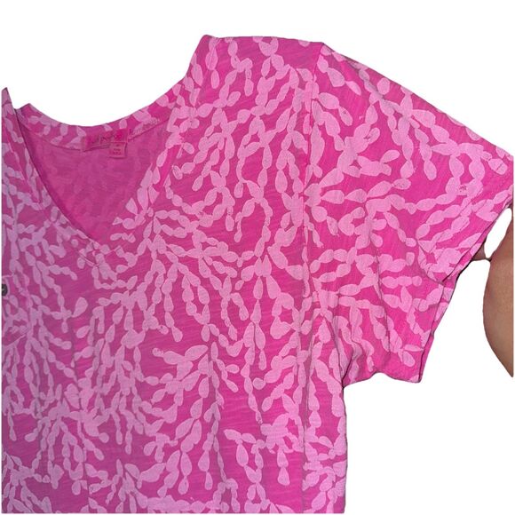 Fresh Produce Shirt Pink Coral Design Medium - Picture 3 of 5